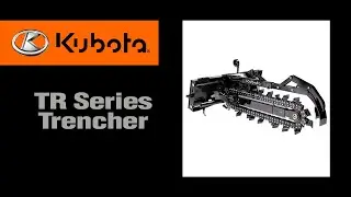 Kubota TR48 Trencher
