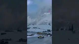 beautiful road trip ❤️😍 #travel #nature #snow #mountains