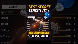 8GB Ram Sensitivity Free fire 🔥| FF Sensitivity Settings |⚡ Best Sensitivity For Free fire 8gb Ram