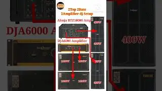 Ahuja BTZ10000/DJA6000 Amplifier/2Bass 2top 2amplifier DJ Setup Price