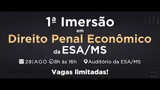 1&ordf; Imers&atilde;o em Direito Penal Econ&ocirc;mico da ESA/MS