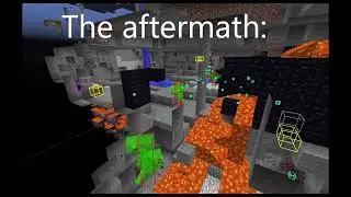 2b2t Australia (Bedtrapping a player and destroying his base!)
