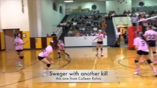Highlights from Upper Dauphin vs. Millersburg volleyball