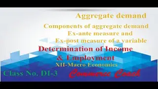 Aggregate Demand, Ex-ante and Ex- post variables