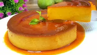 Mango Caramel Pudding | ম্যাংগো  ক্যারামেল পুডিং রেসিপি | Amer Pudding Recipe | আমের পুডিং