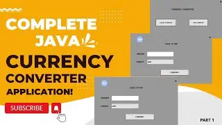 Currency Converter Using Java | Complete Currency Converter Applicationion  in java