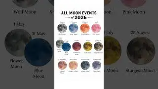 ALL MOON EVENTS of 2026 👈 ||
