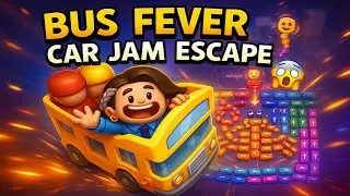 Can You Escape the Ultimate Bus Jam? | Bus Fever Gameplay Walkthrough!