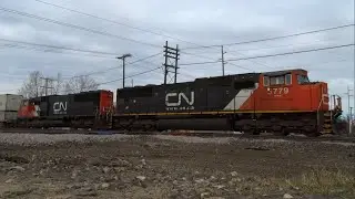 CN 5779 crossing St. James Junction eastbound in Winnipeg, Manitoba