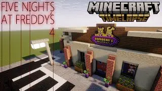 Восстановление локации из FNAF 4 и семейной закусочной Фредбера | Таймлапс и экскурсия по Minecra...