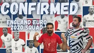 BREAKING NEWS: Confirmed England Euro 2020 Squad