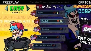 Mi gameplay  de OH DIOS MIO NO PUEDO DECIR EL NOMBRE DE ESTA CANCIÓN fnf en easy (boyfriend remix)