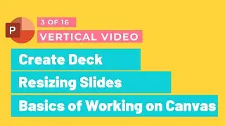 Creating PowerPoint, Resize Canvas - PPT Tutorial Playlist (Vid 3)