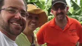 Highland Gardens Community Garden in Hollywood, FL - Josh Levy volunteering at Spring Clean-Up Day.
