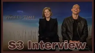 The Wheel Of Time S3 Interview w/ Rosamund Pike And Josha Stradowski