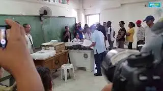 Jojo Binay votes again after VCM rejected his first balot