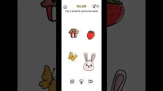 brain out level 86, tap the butterfly above the text. #brainout