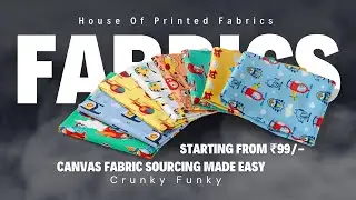 Explore Over 10,000 Printed Canvas Fabrics |#trending #viral