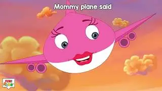 Five Little Airplane - 1 To 5 Songs - Aeroplane Zoom Toys - Rhymes For Children