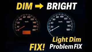 Car Speed Meter Light LED Se Replace Kare | Dim Light Fix | Hindi