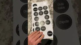Spice Up Your Kitchen: 144 Stylish Chalkboard Labels!