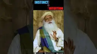 Инстинкт против интуиции | Чем инстинкт отличается от интуиции? @sadhguru #инстинкт #интуиция