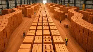 Inside Brick Factory &ndash; How Clay and Mud Turn into Millions of Bricks (Full Process)