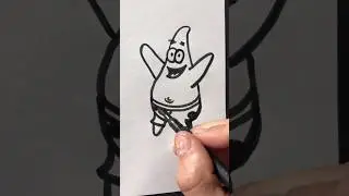 Quick and easy Patrick Star drawing tutorial #drawingtutorial #art #arttutorial #drawing #howtodraw
