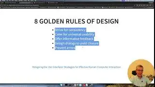 NU WebDev W12 05 Design   Golden Rules of Design