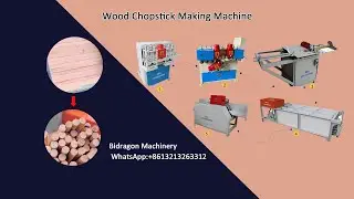 Bamboo Wood Chopstick Making Machine Chopstick Forming Machine Video