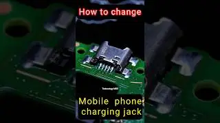 How to change mobile phone charging jack #technology #charging #jack #quickcharging #chargingport