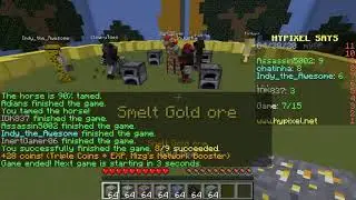A short game of Hypixel Says