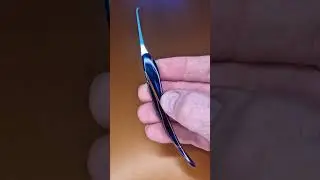 Full custom lock pick I made with LLT 301 high yield stainless steel and polished acrylic scales