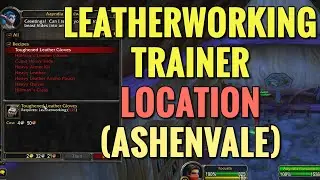 Astranaar, Ashenvale Leatherworking Trainer Location (Alliance) (WoW Classic)