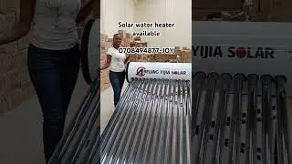 Transform your home with our water heating system today. save money and energy⚡#solarenergy #joy