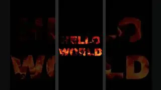 Text in flames CSS simple animation. #CSS #javascript #website #explore