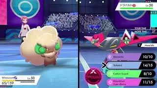 They can't get past Whimsicott (Prankster) - Today's Battle - Pokemon Sword & Shield Online Single