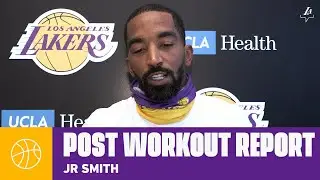 JR Smith speaks on getting acclimated with his new team | Lakers Workouts