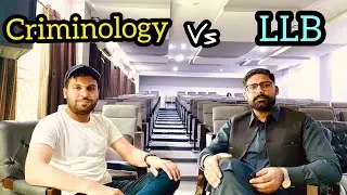 Criminology or Law | Scope and Opportunities | Bilal Amin