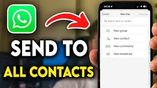 Как отправить сообщение WhatsApp всем контактам (2025)
