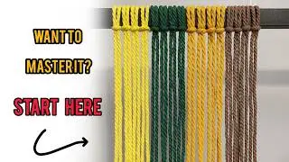 Master This Unique Macrame Knot Pattern | DIY Home Decor