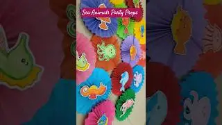 Handmade Sea Animals Party Props.. #trending #funny #viral #youtube #shorts #ytshorts #ytviral