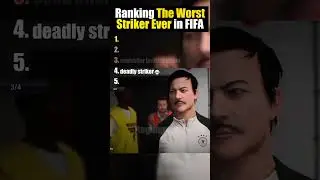 Ranking The Worst Striker in FIFA #fifa #eagames #football #shorts