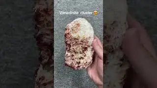 Vanadinite fire! 🔥 A crystal beauty! #vanadinite #crystals