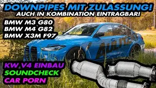 DOWNPIPES MIT ZULASSUNG! KW V4 Einbau | BMW M3 G80 | M4 G82 | X3M F97 | Soundcheck | CarPorn