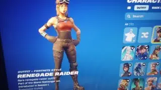 I just copped the renegade raider skin bro