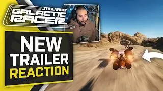 Реакция на новый геймплейный трейлер GALACTIC RACER!
