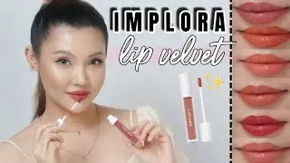 IMPLORA LIP VELVET | SWATCHES DI KULIT KUNING LANGSAT !