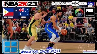 NBA 2k23 Mods To 2k25 FIBA Part 9 Updated Roster High Set 720p Winlator Cmod v13.1.1 Android Offline