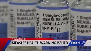 Measles health warning after exposures in St. Louis area